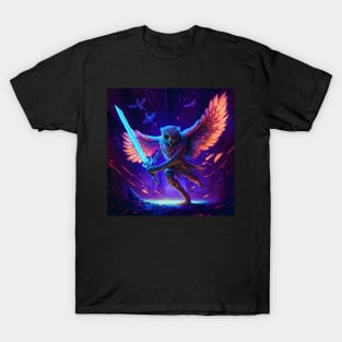 Royal Fencer Owl T-Shirt